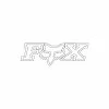Fox Head-X Tdc Sticker 18 Inch White -Rennräder Verkaufsladen fox head x tdc sticker 18 inch white